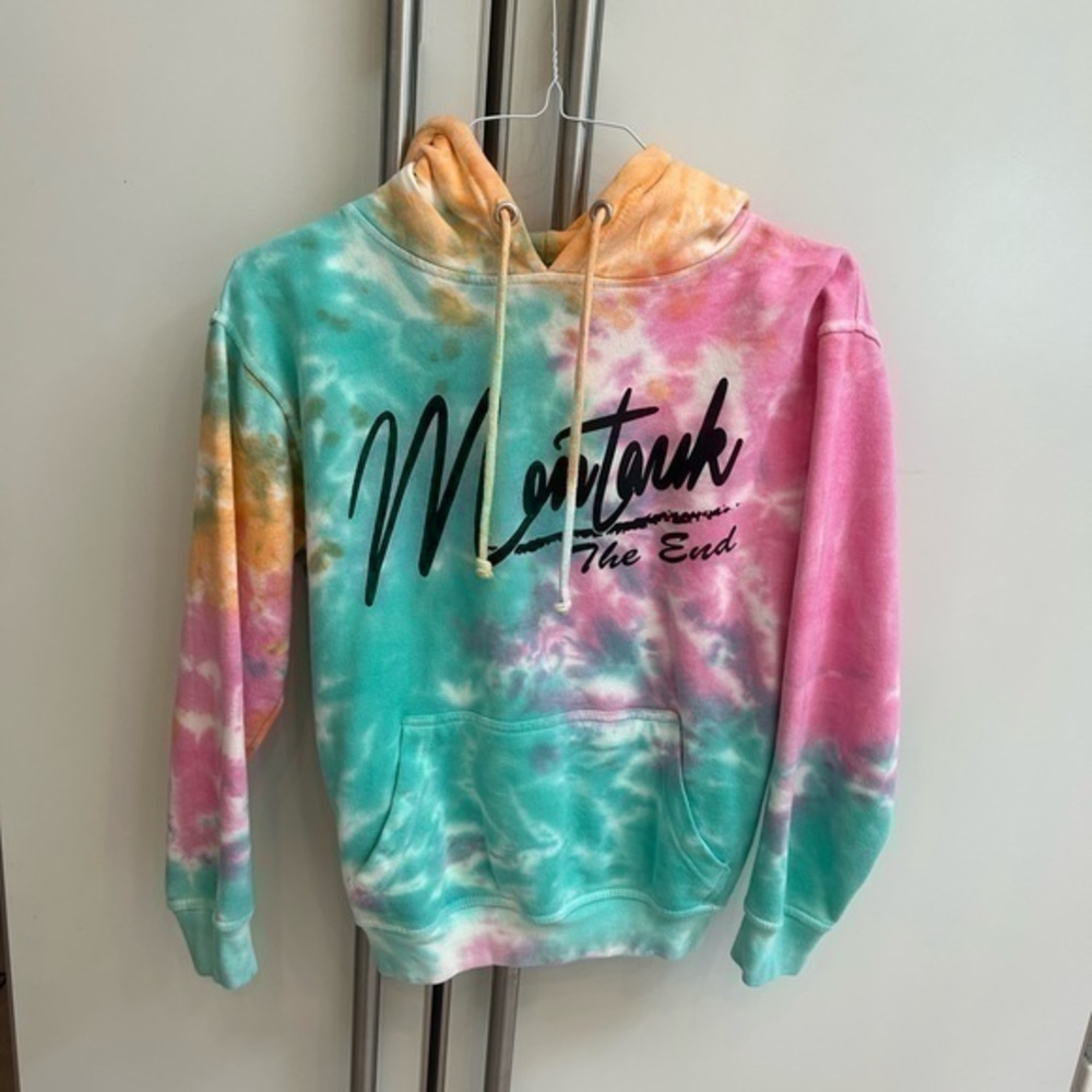 Montauk Fleece Hoodie Tie Dye Size Small